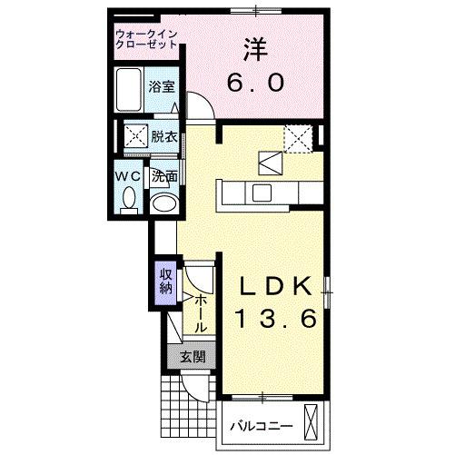 カウベルⅡ（103） 間取り図画像