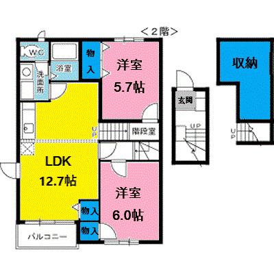 パークヴィラⅡ（203） 間取り図画像