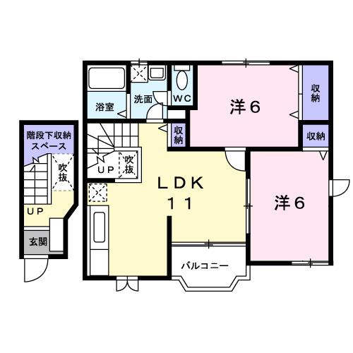アーバンステートⅡ（202） 間取り図画像