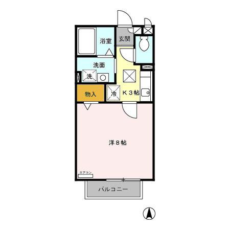 グリーンコート旭ヶ丘（105） 間取り図画像