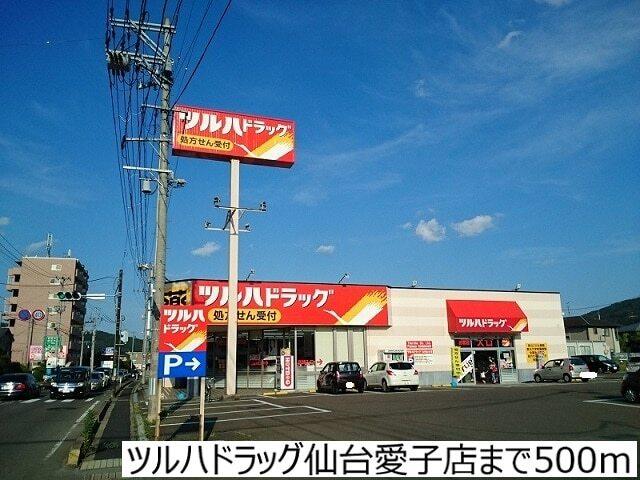 ツルハドラッグ仙台愛子店：500m