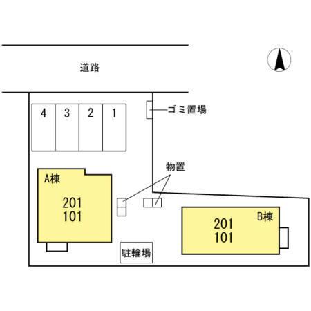 Ｔｒｅｅ・Ｔｏｐ　Ｂ（101） 駐車場