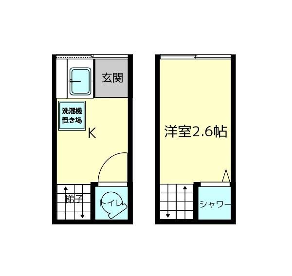 南千住テラスハウス 間取り図画像