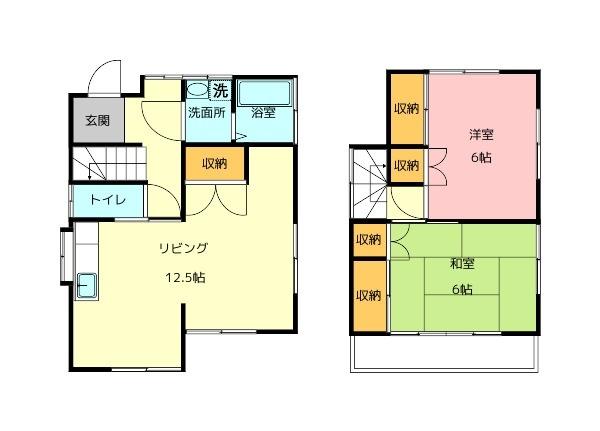 八千代市大和田新田貸家（-） 間取り図画像