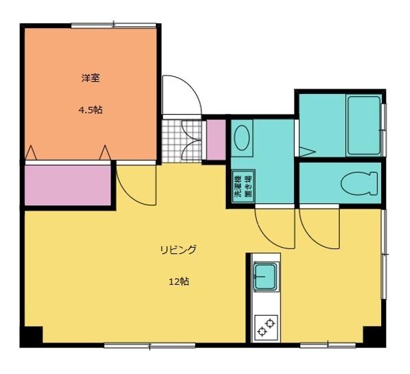 コーポ・ホタル（101） 間取り図画像