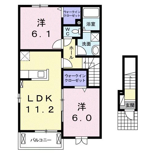 シェルトⅤ（201） 間取り図画像