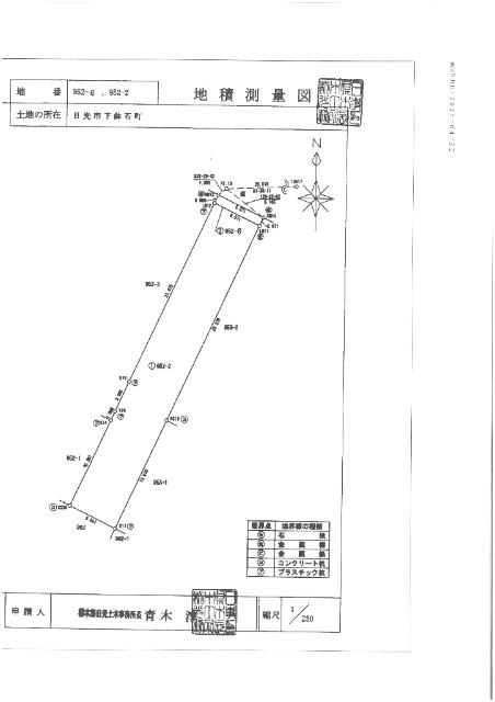 下鉢石町売地 区画図