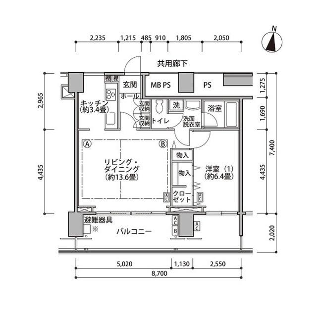  間取り図写真