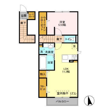 エスペランサB棟 間取り図画像