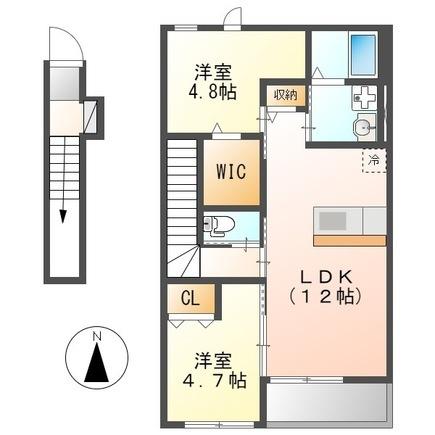 リバテンハイツ 間取り図画像