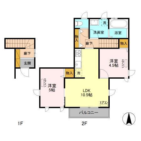 エクセル四街道 間取り図画像