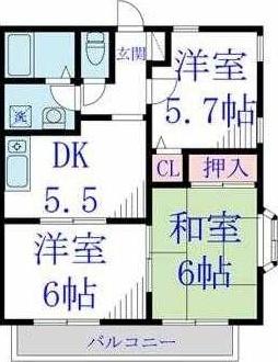 すみれハイツ 間取り図画像