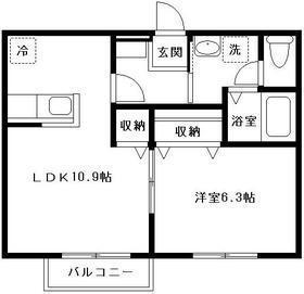 サンハイツＵ 間取り図画像