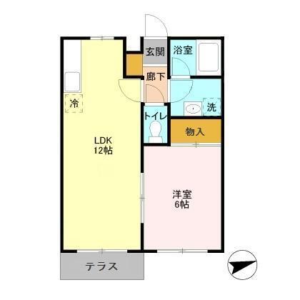ピュアパレス 間取り図画像