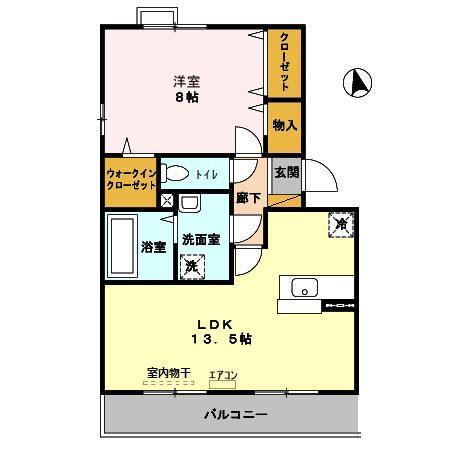 ベルヴィラージュ　Ｂ 間取り図画像