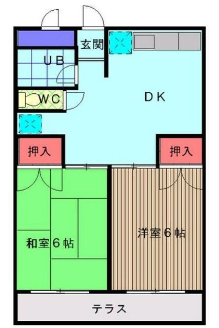 ＲＯＣＫＹ都賀 間取り図画像
