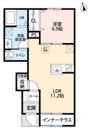 リーブルファイン若葉桜木 間取り図画像