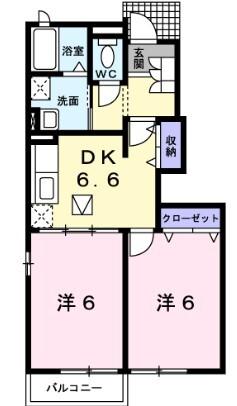 ピーノパストラル４ 間取り図画像