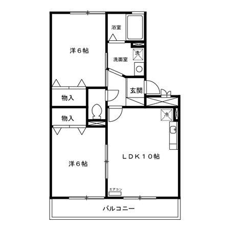 IS・若葉A 間取り図画像