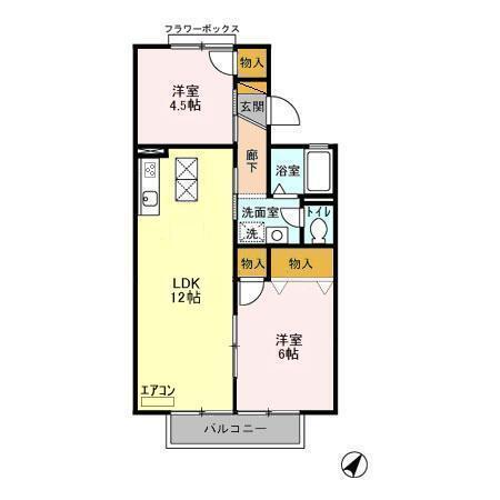 ピュアパレス 間取り図画像