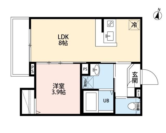 リュクスシティー都賀 間取り図画像