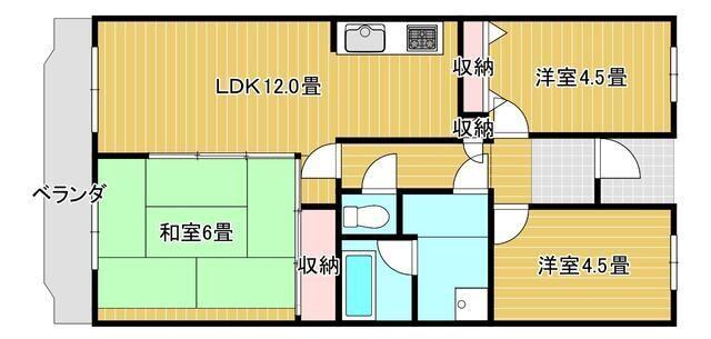 パレ・ドール四街道 間取り図画像
