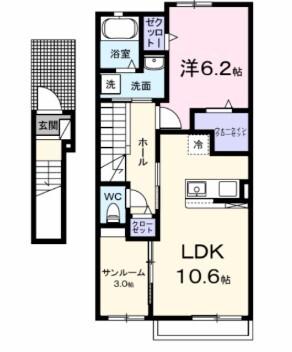 ハイネストキタ2_間取り_0