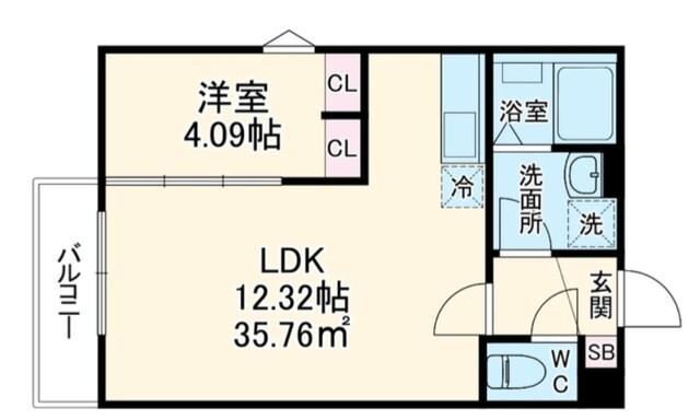ＧＲＡＤＵＳ都賀 間取り図画像