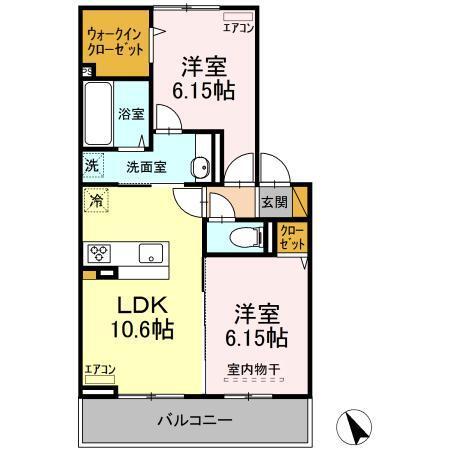 サニーハイム 間取り図画像