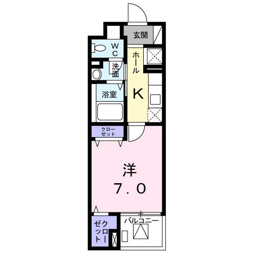 Ｙ´s one 間取り図画像