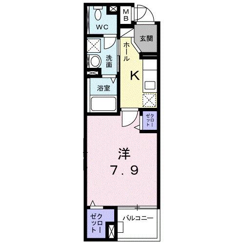 Ｙ´s one 間取り図画像
