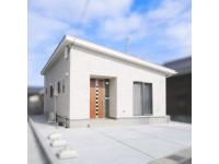 可愛い外観の平屋