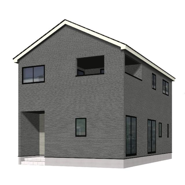 グレーの外観でシックな印象