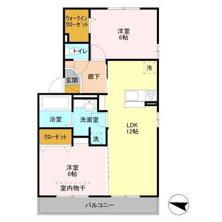 ラ ルーチェ（301） 間取り図画像
