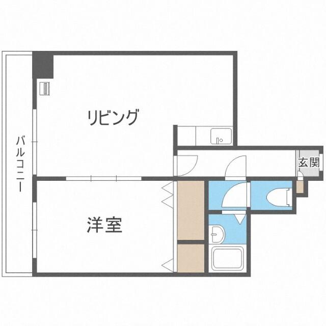 プレミエール円山（302） 間取り図画像