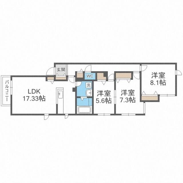 プレメゾン円山（102） 間取り図画像