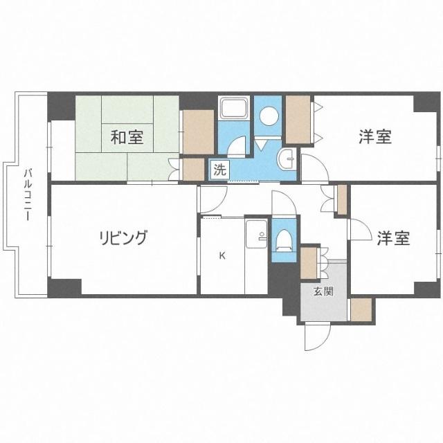 シーアイマンション円山南棟（1003） 間取り図画像