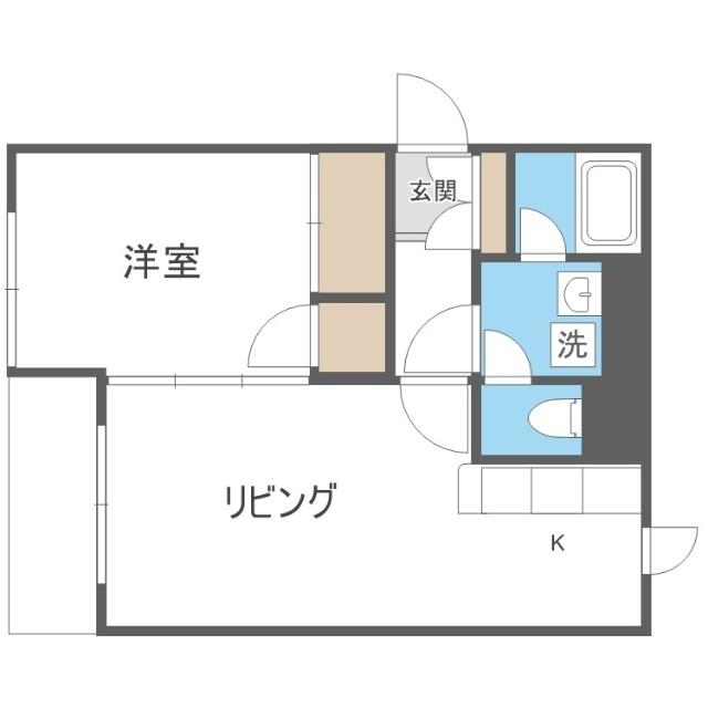 ドムス３２５（401） 間取り図画像