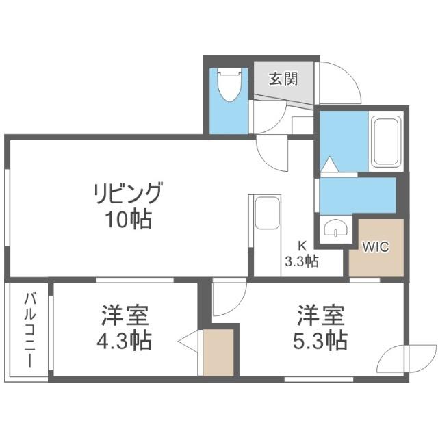 Ｖｅｒｄｅ　Ｍａｒｕｙａｍａ（206） 間取り図画像