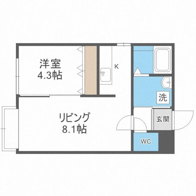 ディスティニーⅡ（205） 間取り図画像