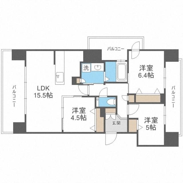 プレミスト札幌ステーション　ＵＲＢＡＮ　ＳＥＥＤ（901） 間取り図画像