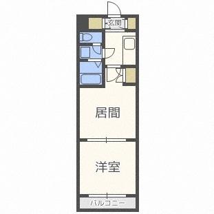 メープル桑園駅（410） 間取り図画像