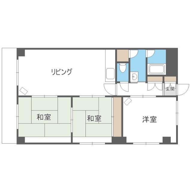 メゾンド神宮（205） 間取り図画像