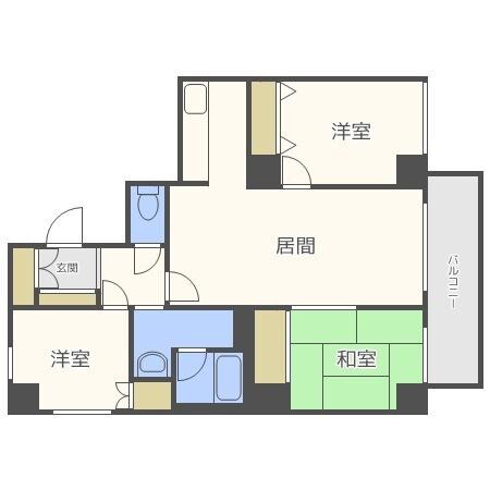 ファミール宮ヶ丘（604） 間取り図画像