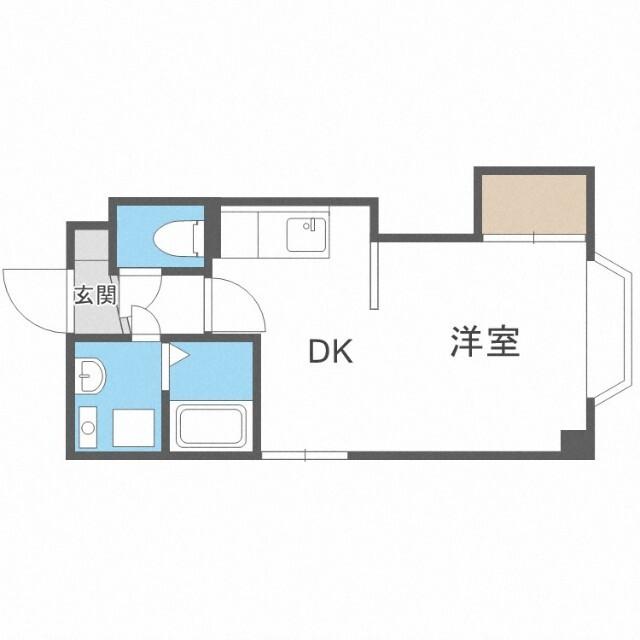 ルナガーデン琴似（305） 間取り図画像