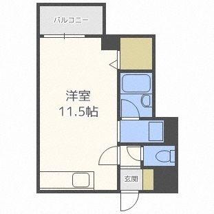 コート琴似（405） 間取り図画像