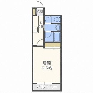 リゾルテ中央（802） 間取り図画像