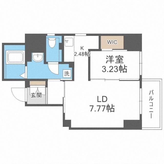 レガーロ札幌ステーション（203） 間取り図画像