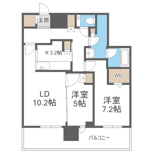ＯＮＥ札幌ステーションタワー（2916） 間取り図画像