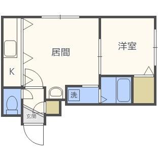 ブランノワールさっぽろｓｔ（102） 間取り図画像